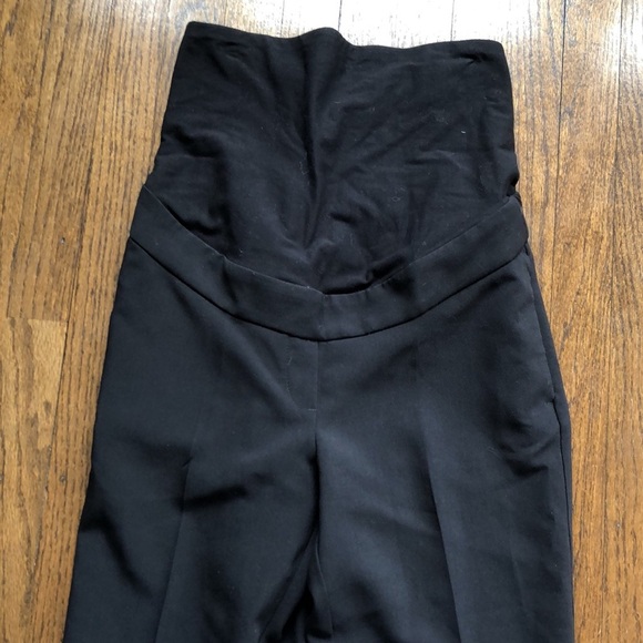 H&M MAMA Black Stretch Capri / Crop Trousers - Picture 4 of 5